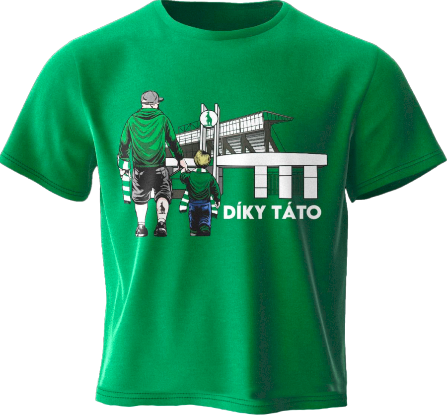 6089-tricko detske zelene diky tato